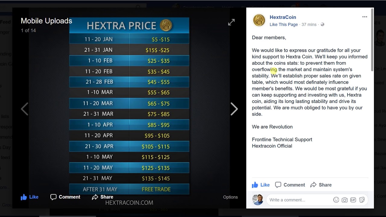 Hextra Coin Revolution | New Roadmap 2018 | HXT ready to Moon