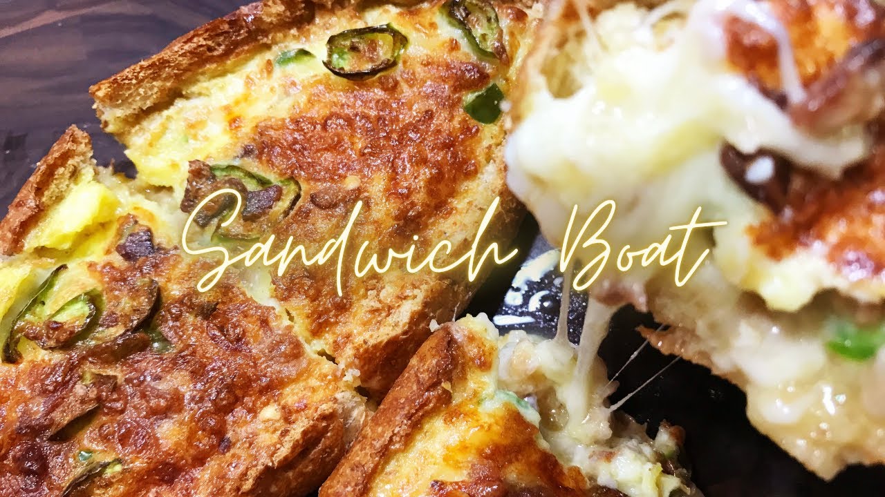 Sandwich Boat From Scratch | Breakfast Recipes
