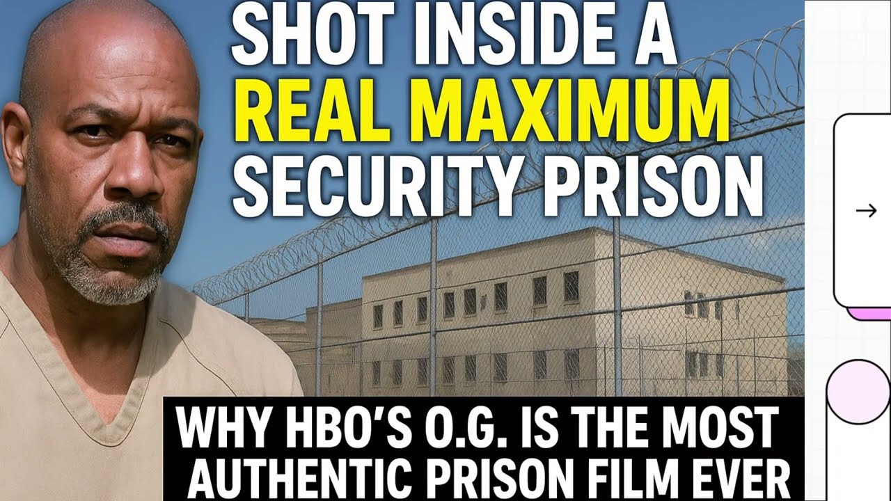 HBO's O.G. is the Most Authentic Prison Film Ever