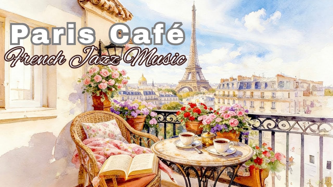 PARIS CAFÉ 🗼 Relaxing French Jazz Music — Instrumental BGM for Study, Work & Focus (2 hours)