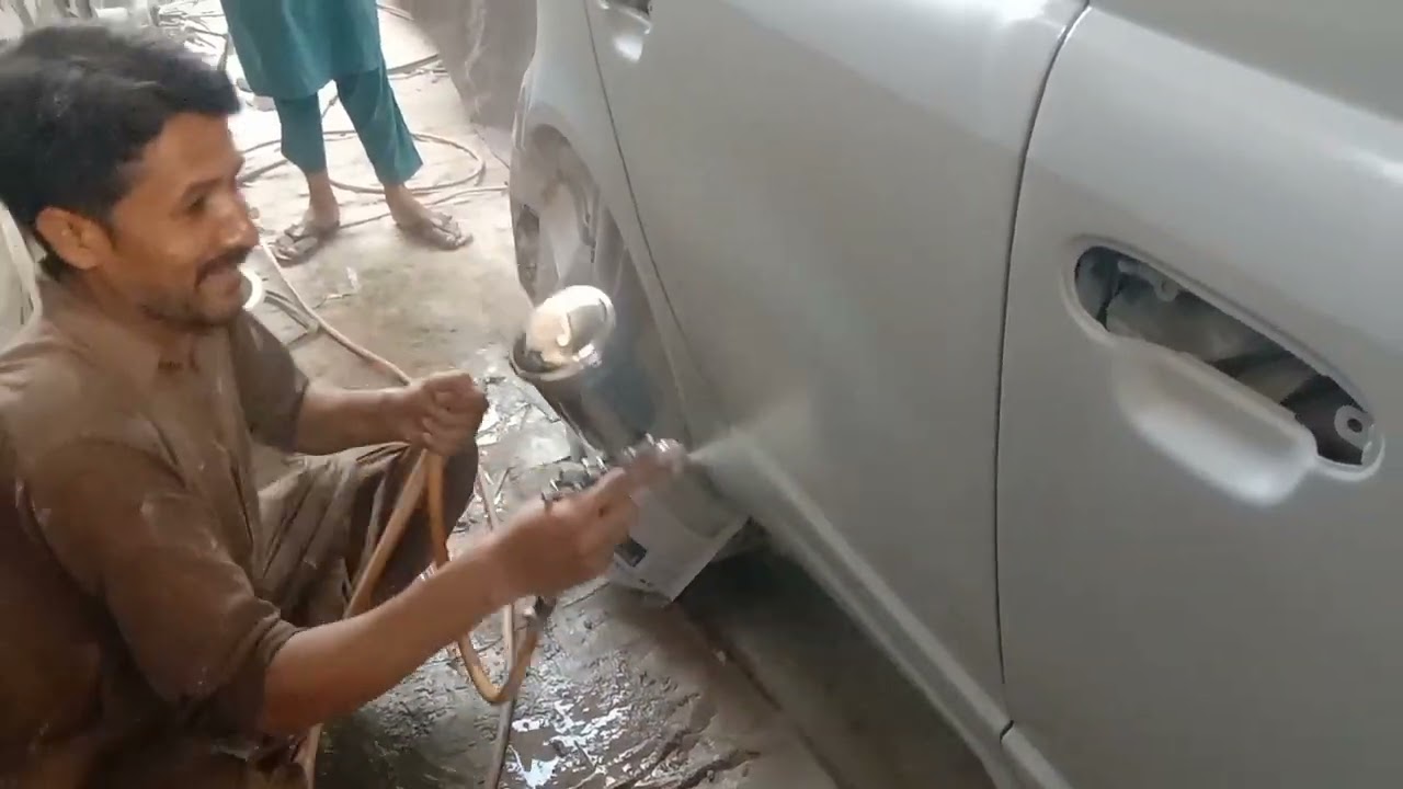 Toyota vitz full repair | how to Car denting painting