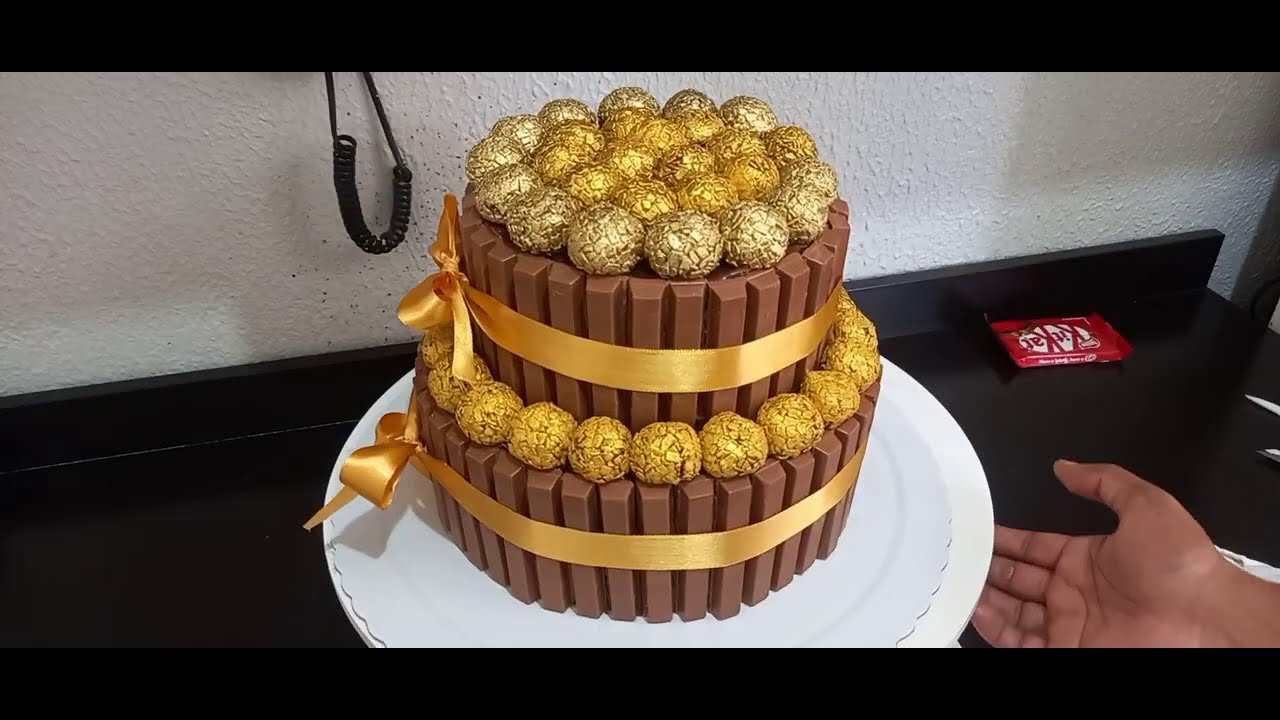 COMO FAZER BOLO DE ANDAR KIT KAT PERFEITO!