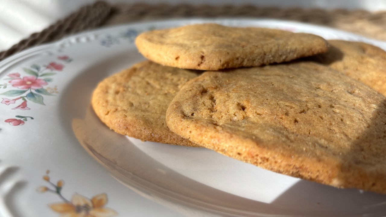 Galletas de Jengibre Cristalizado para Merendar Rico