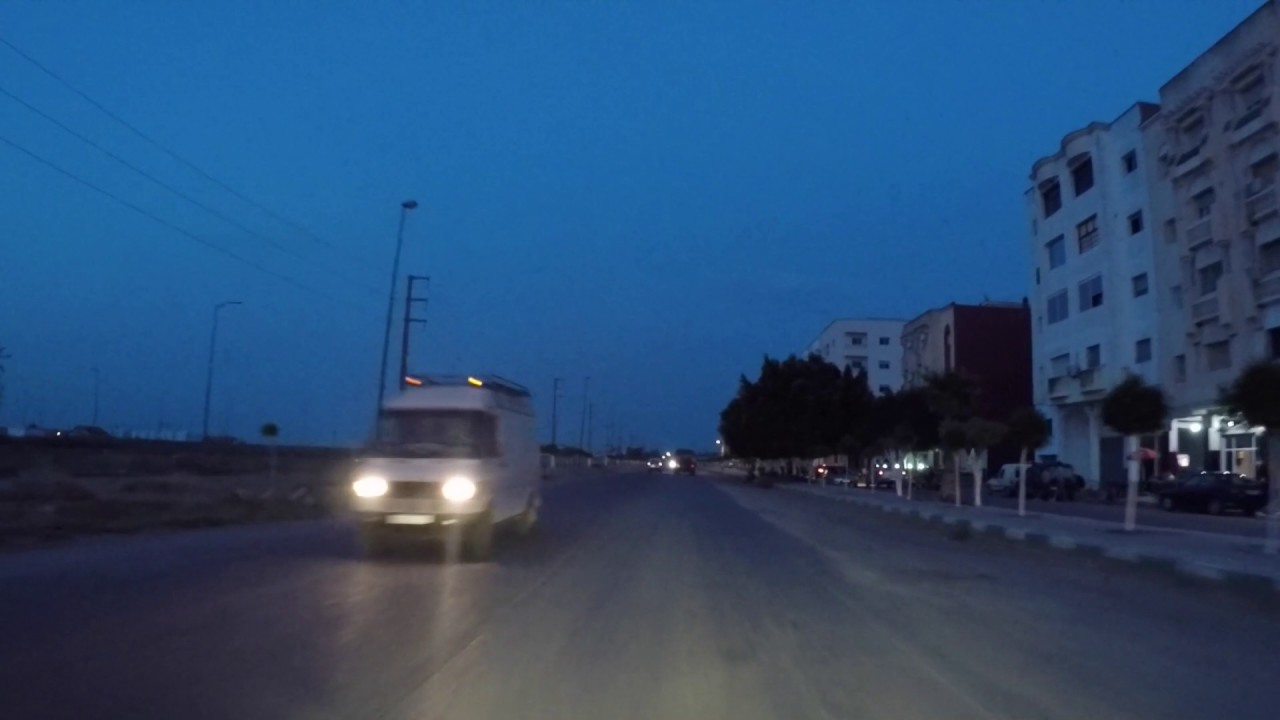 Maroc Route vers Sidi Kacem, Gopro / Morocco Road to Sidi Kacem, Gopro