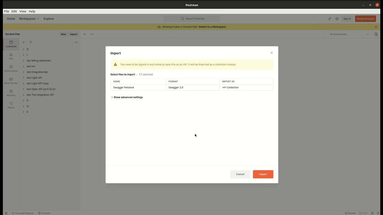 Как импортировать коллекцию из swaggera в postman #postman #swagger #collection