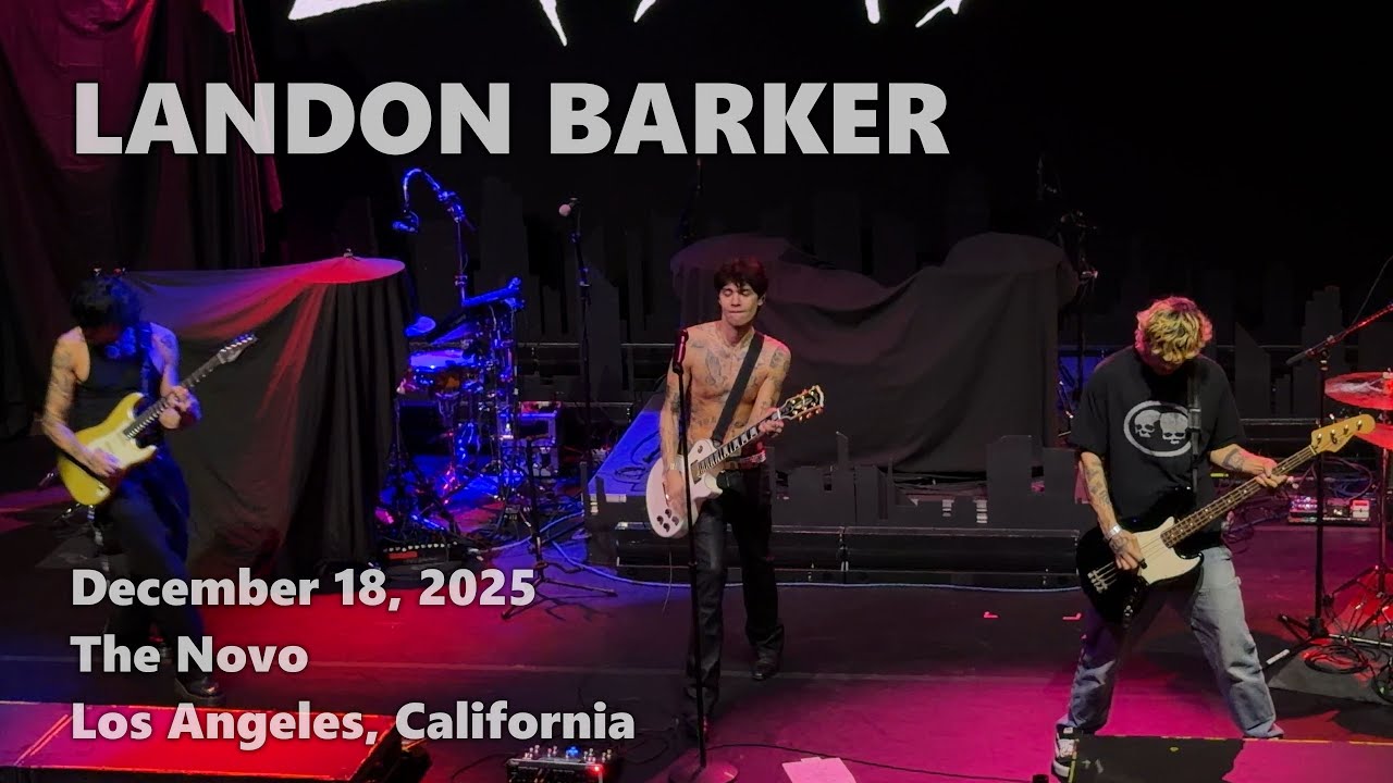 Landon Barker · 2025-12-18 · The Novo · Los Angeles · full live show