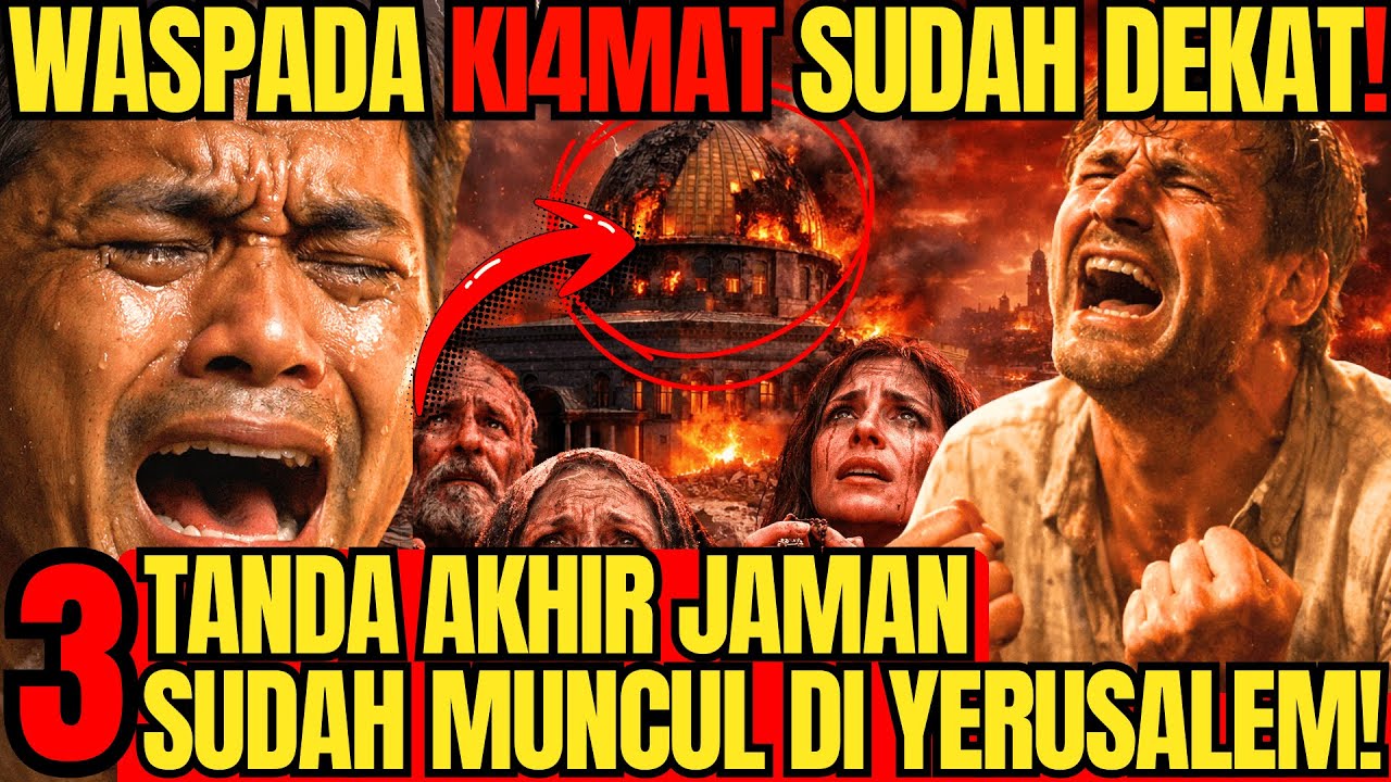 3 TANDA AKHIR JAMAN SUDAH  MUNCUL DI YERUSALEM❗️ALKITAB SUDAH MERAMALKAN❗️