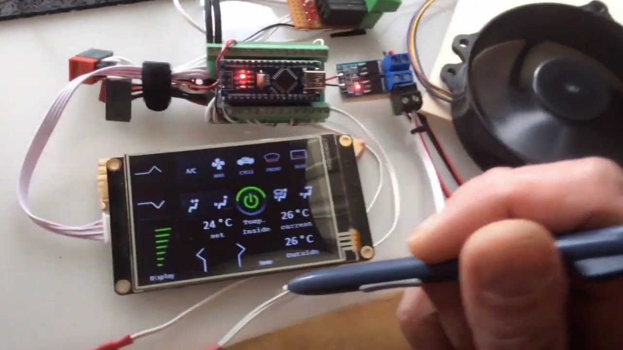 Camper-Control with Nextion 3.5 + Arduino