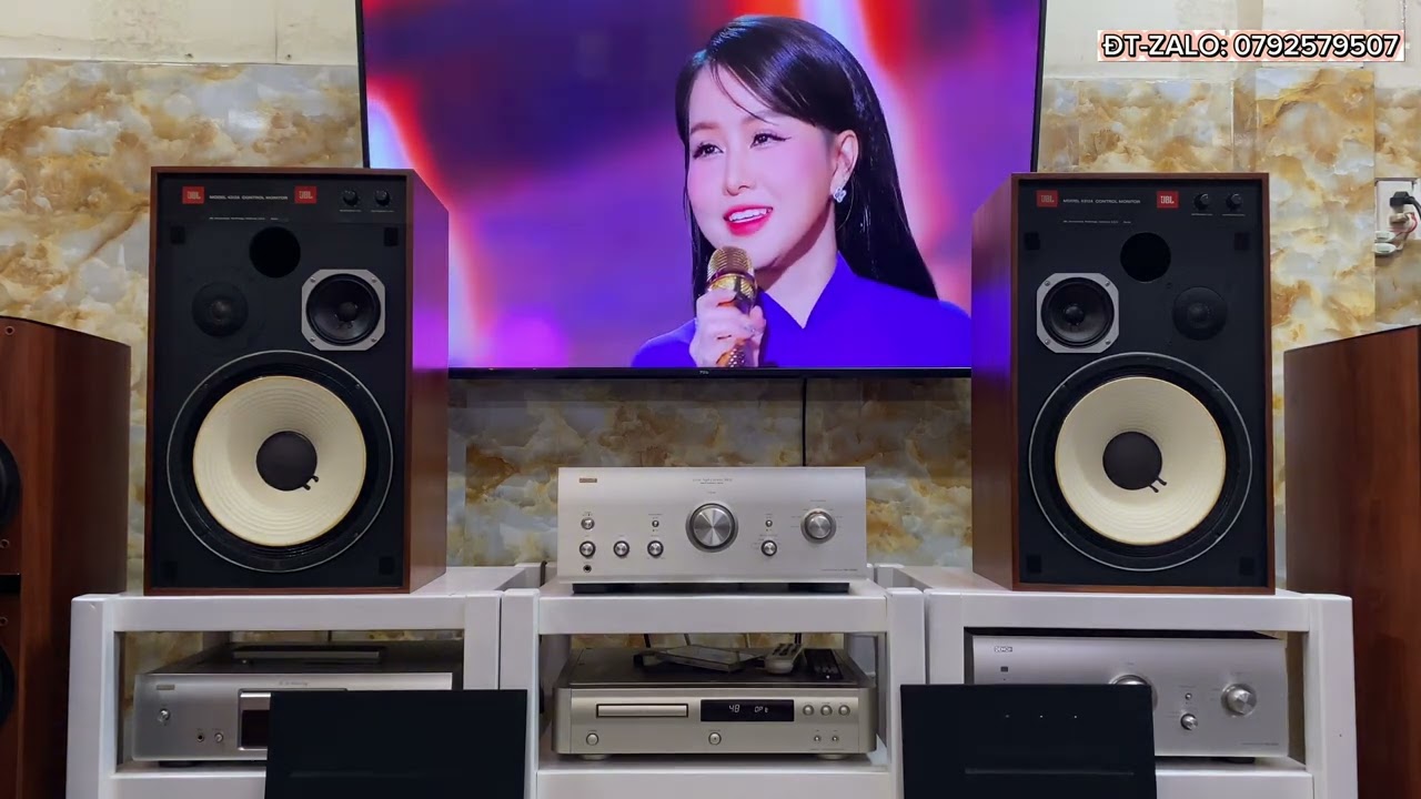 JBL 4312A kết hợp Denon 2000AE - test âm qua hệ thống live chuyên nghiệp. LH: 0965.03.9798