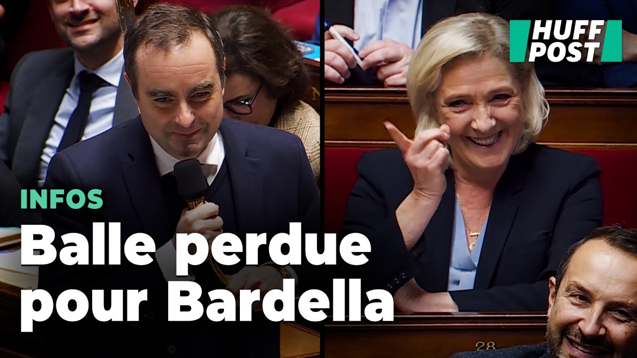 Pour répondre à Marine Le Pen, Lecornu se moque de Bardella et ça la fait rire