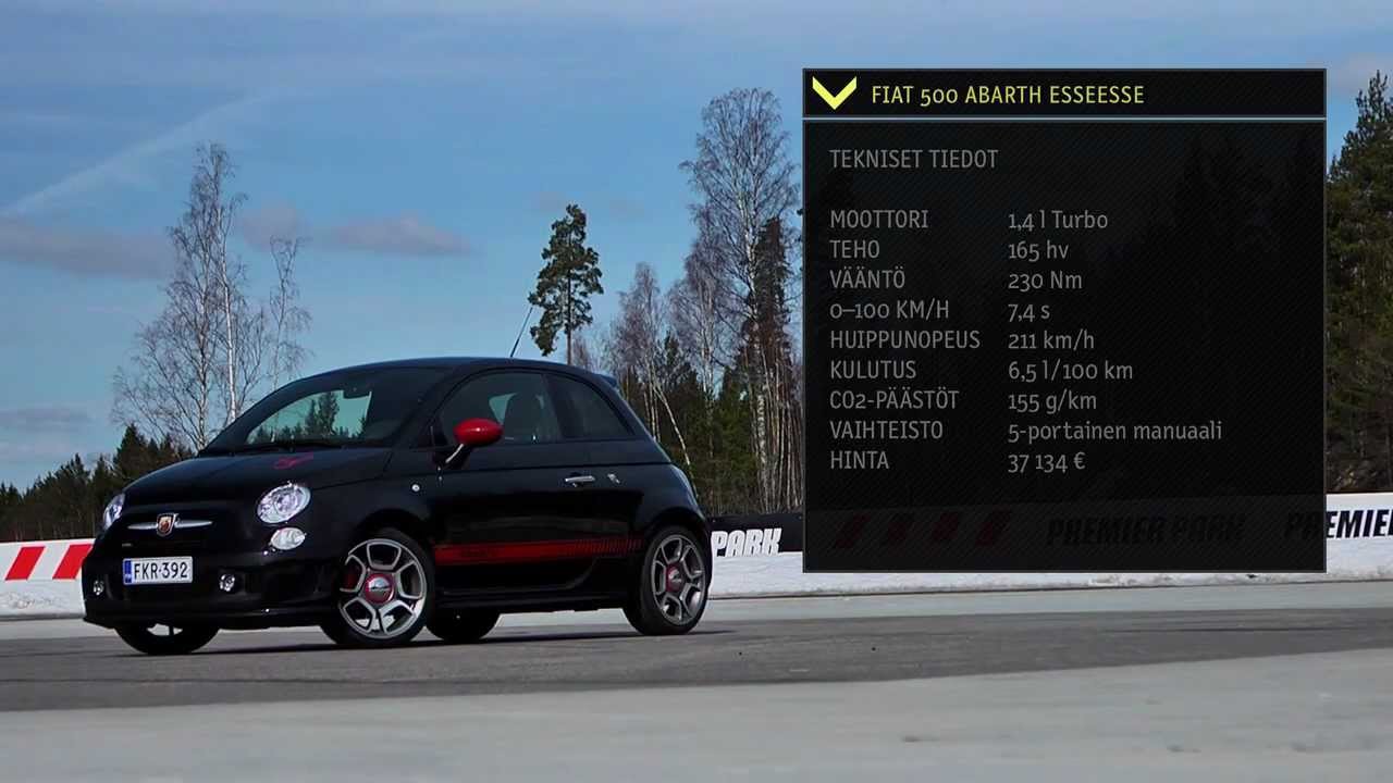 Testissä Fiat 500 Abarth  (Teknari 9/2012)