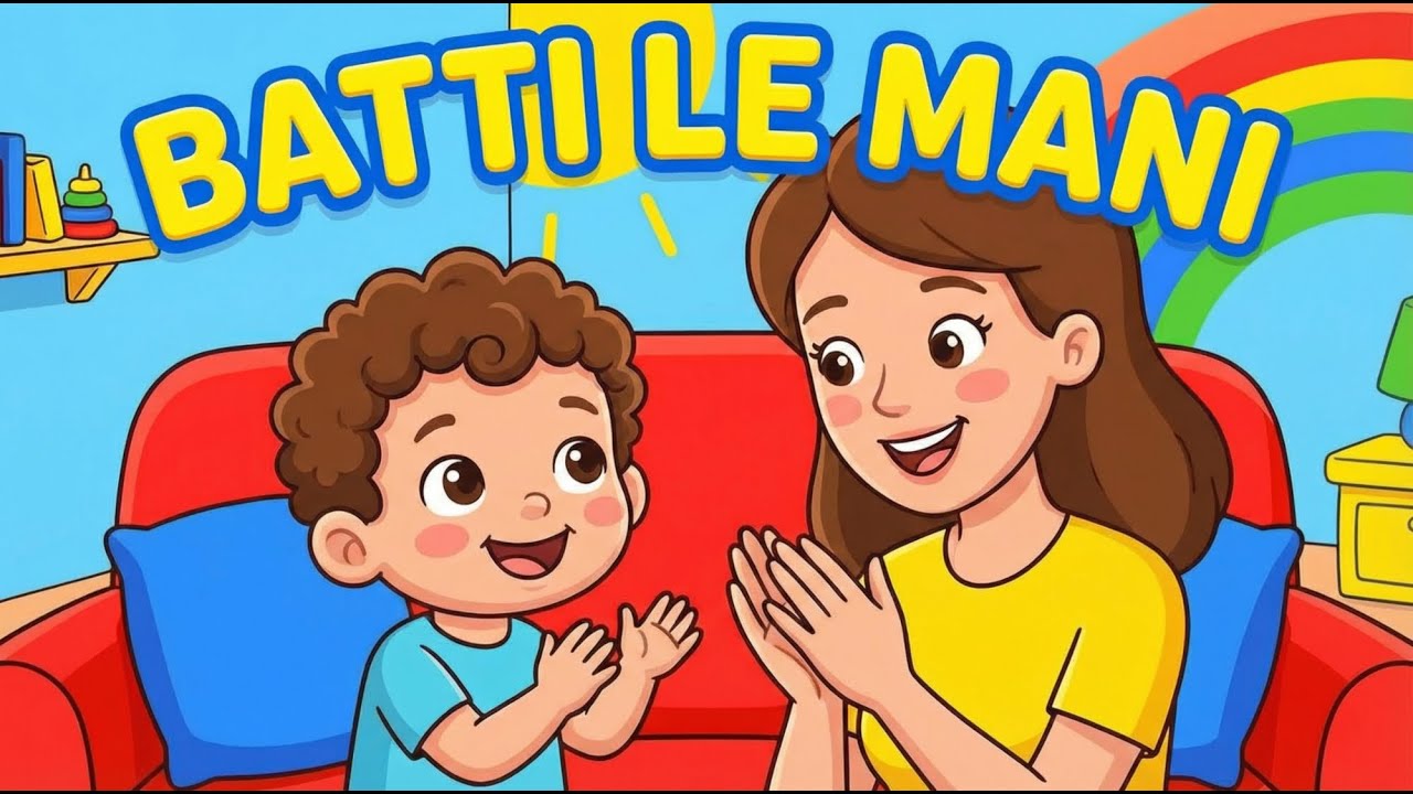 BATTI BATTI LE MANINE 👏 Canzoni per bambini piccoli e neonati - Ludoteca Elementare