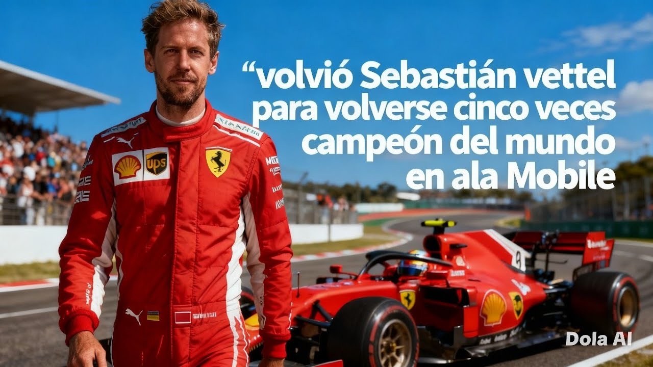 Volvió Sebastián vettel para volverse cinco veces campeón del mundo y vencer a Max verstappen 