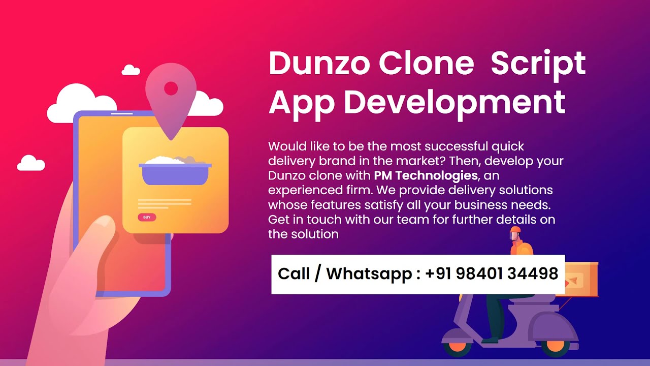 Dunzo Clone App Script | Food Delivery App Like Dunzo | Dunzo | Mobile App Development Company