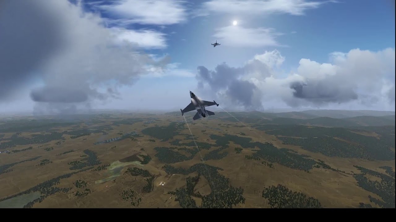Flightgear F-16 formation flight