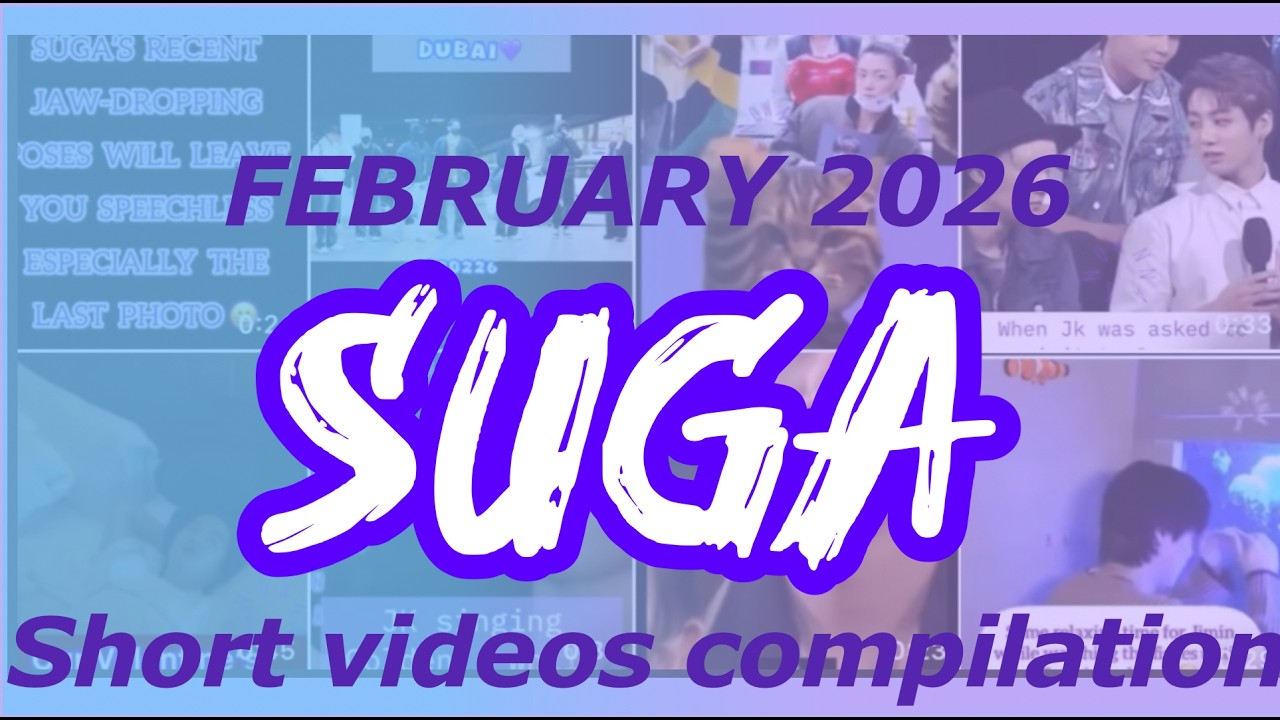 SUGA 💜 MY SHORT VIDEOS COMPILATION | FEB 2026 #iloveyoongi #knownnaedits #btsarmy