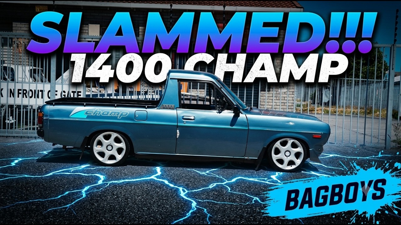 INSANE Bagboys Nissan 1400 – The Ultimate Slammed Machine! 🔥