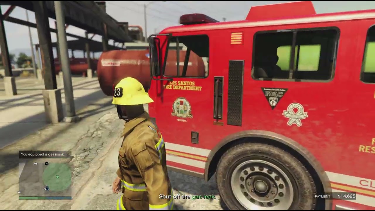 Playing as a Firefighter in GTA Online 🚒🔥