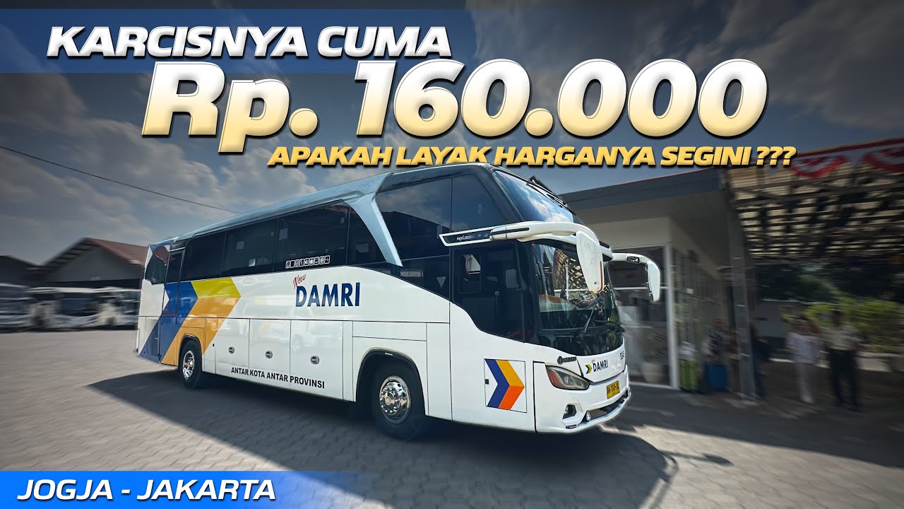 BUS TERMURAH JOGJA - JAKARTA, OKE GAK YA⁉️Trip Jogja - Jakarta with DAMRI