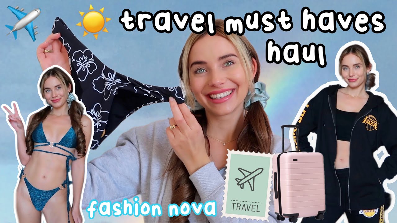 travel must haves ✈️ try-on haul 💕 ft Fashion Nova