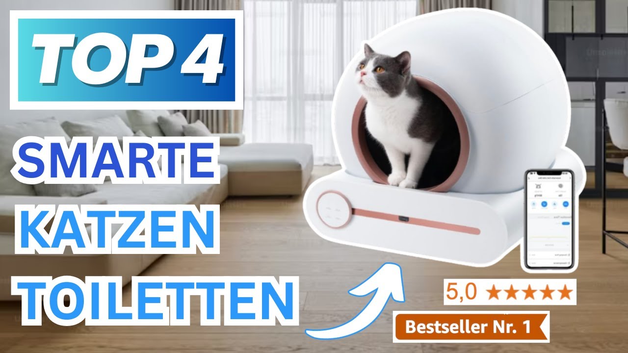 Beste SMARTE KATZENTOILETTEN (Testsieger 2026) | Top 4 Selbstreinigende Katzentoiletten Vergleich