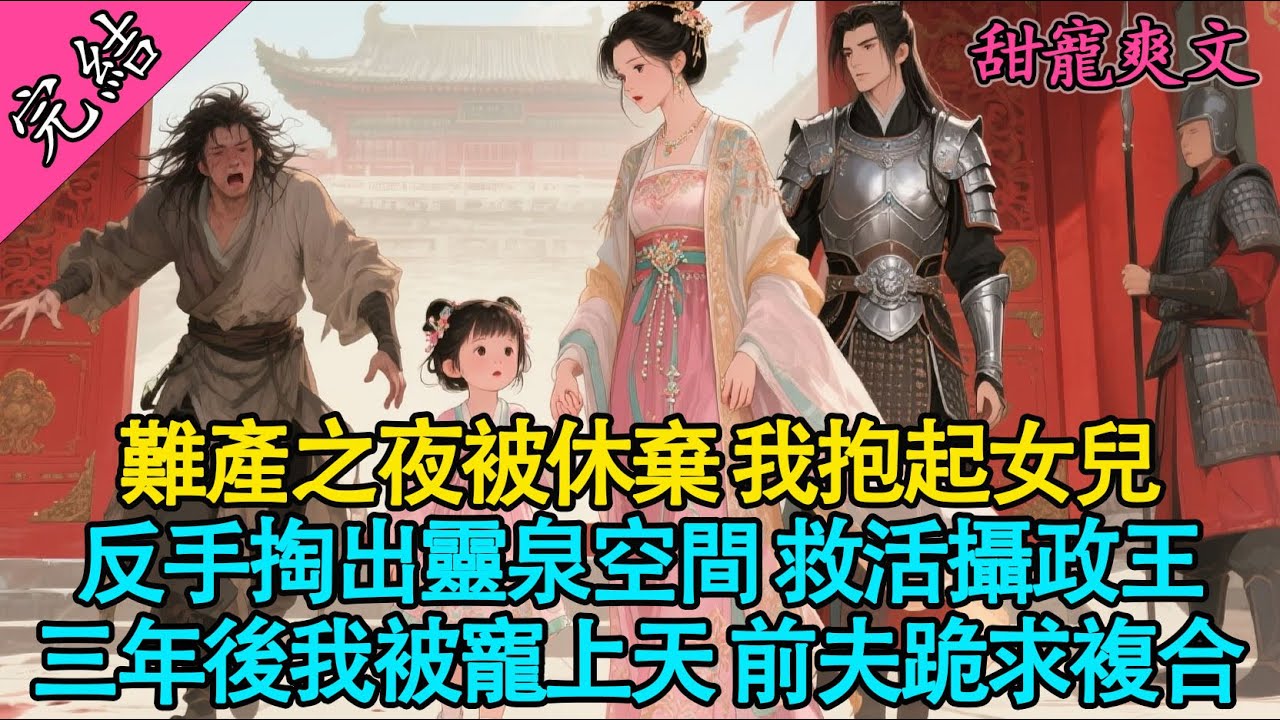 【一口氣聽完】🔥 難產之夜被休棄，我抱起女兒就走，反手掏出靈泉空間！救活攝政王，三年后我被寵上天，前夫跪求複合 | 空間 | 棄婦逆襲#有聲書 #爽文 #古言 #萌娃 #大女主 #小說 #原創