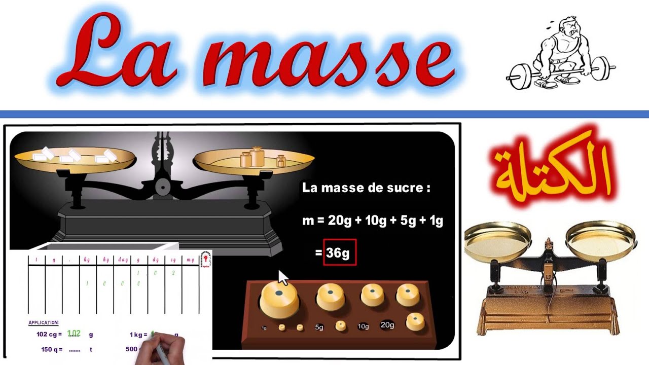 La masse 1ere année collège