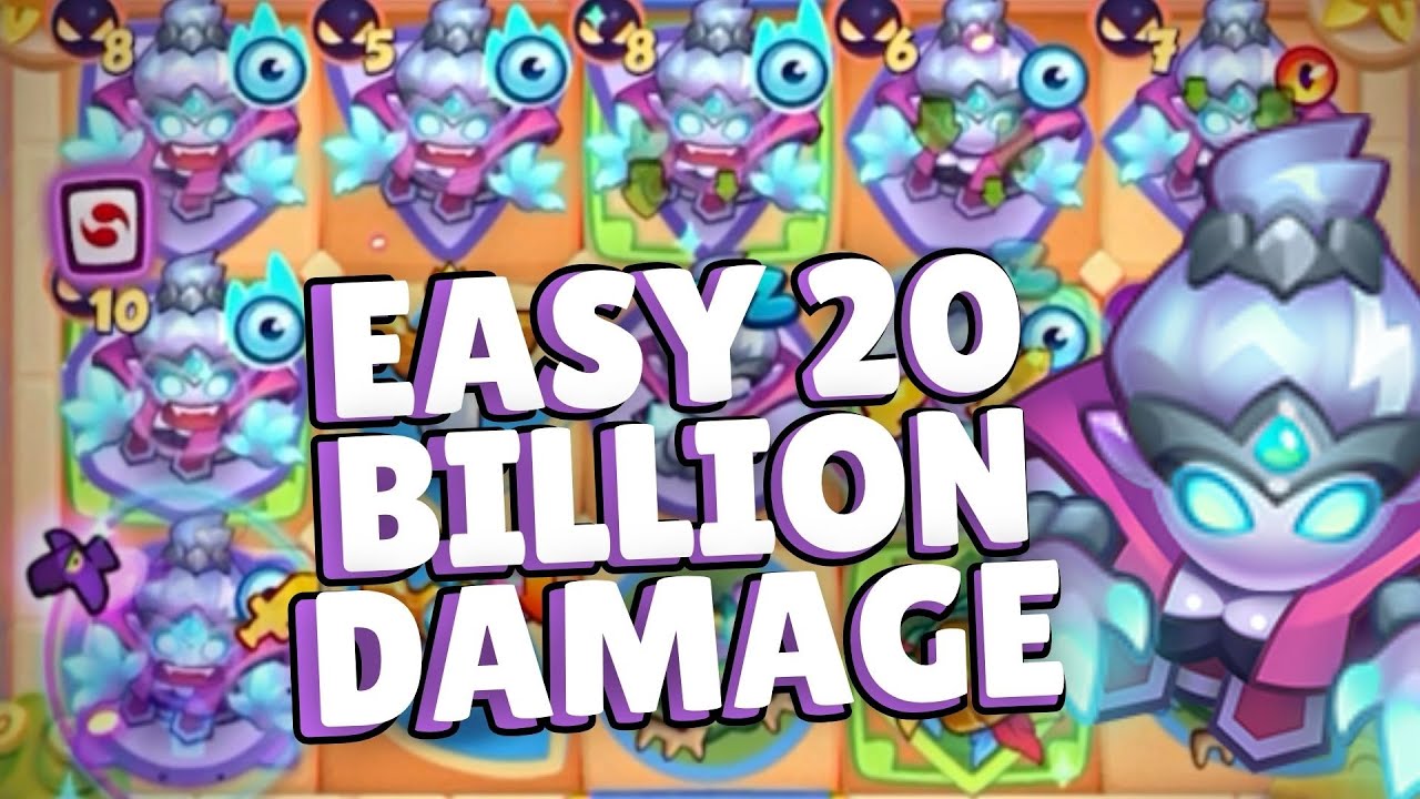 EASY 20 billion damage | Max Banshee vs Max Enchanted Sword | Rush Royale