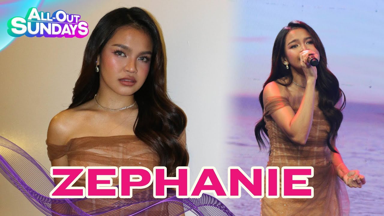Zephanie debuts her latest song ‘Kunwari Lang’ on ‘All-Out Sundays!’ | All-Out Sundays