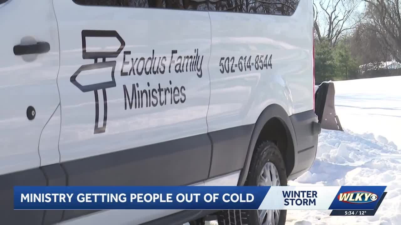 Exodus Family Ministries helping people get out of extreme cold