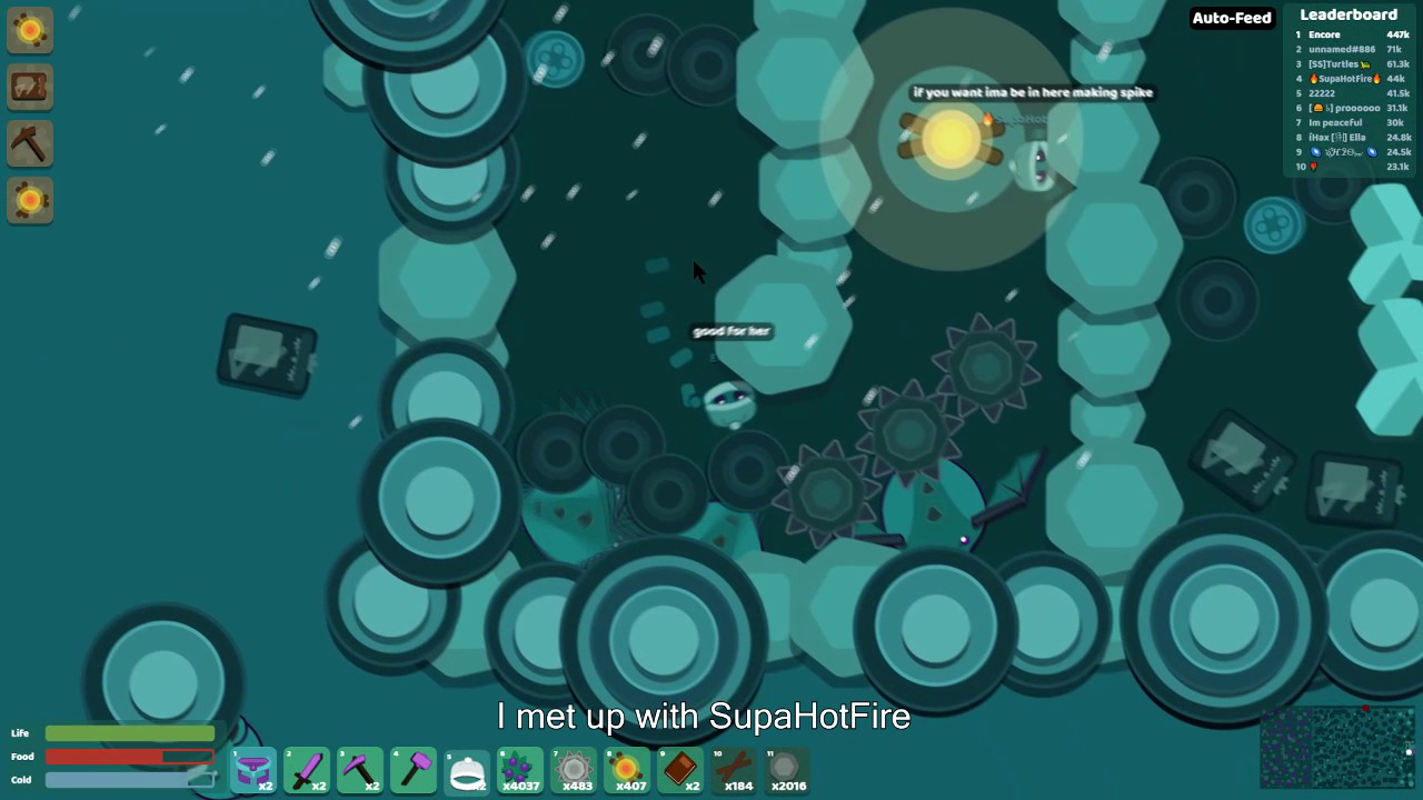 Encore's high score on Starve.io
