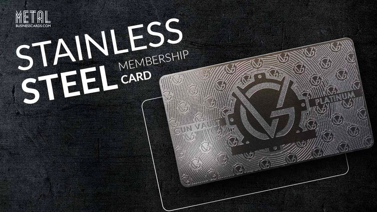 Metal Membership Card - MetalBusinessCards.com
