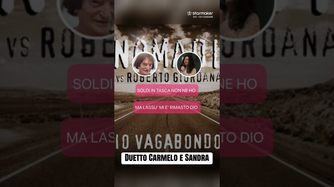 Cover Vagabondo dei Nomadi cantato da Tifosa1970 e Carmelo