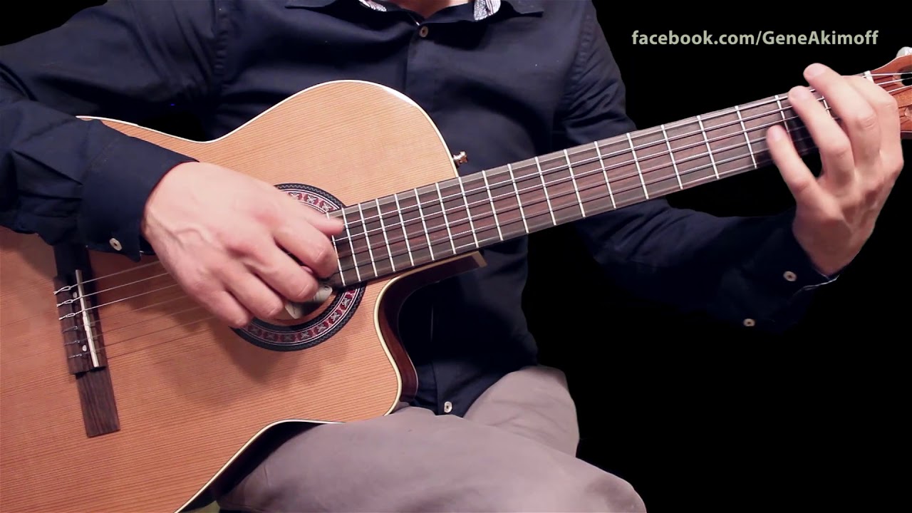 Air on the G String - Bach on Classical Guitar - Godin La Patrie