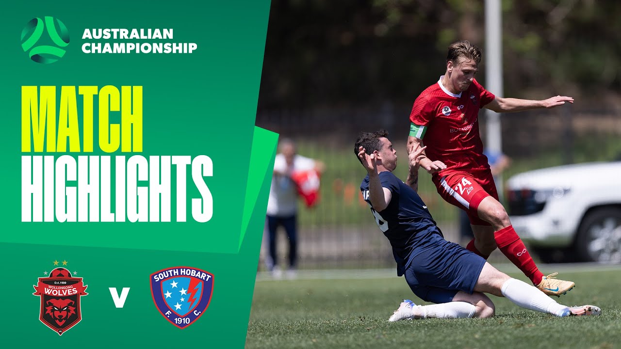 Wollongong Wolves v South Hobart | Highlights | 2025 Australian Championship Round 4