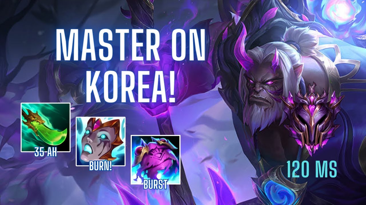 HITTING MASTER WITH HYBRID JUNGLE YORICK ON KOREA WITH 120MS! THE FINAL GAME!
