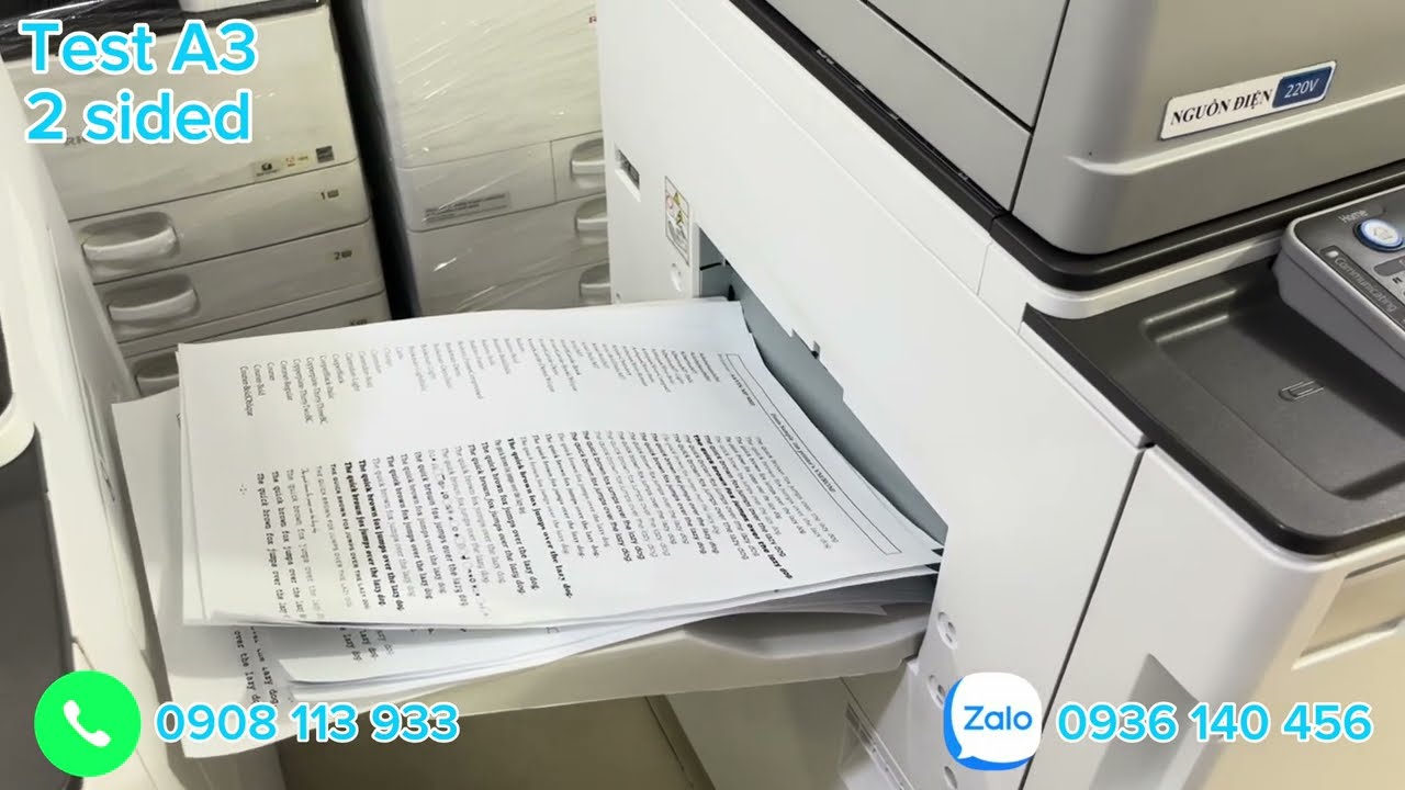 Máy Photocopy Ricoh MP 9002 Trắng Đen - Tốc độ 90 bản/phút - In ấn công nghiệp