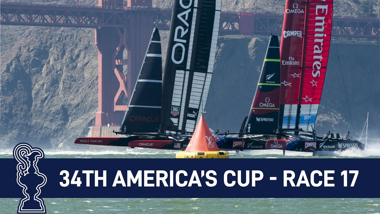 34th America's Cup Race 17 USA vs. NZL | AMERICA'S CUP