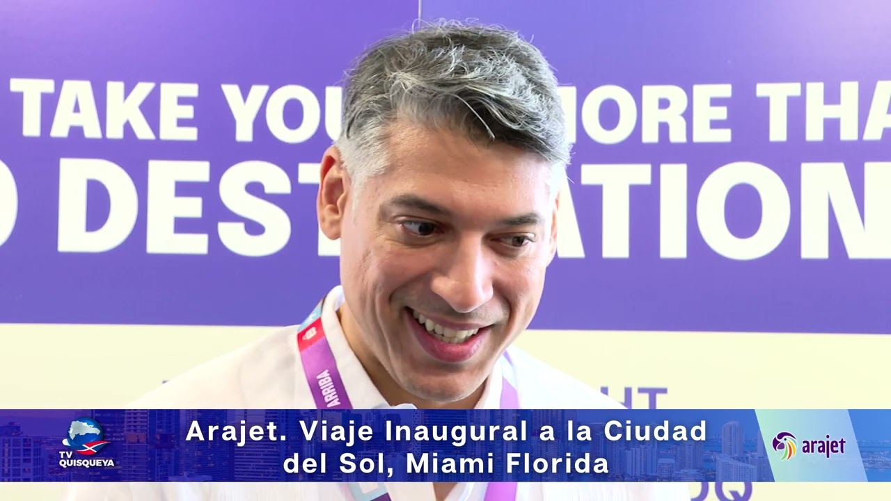 ARAJET VIAJE INAUGURAL CIUDAD MIAMI 041125