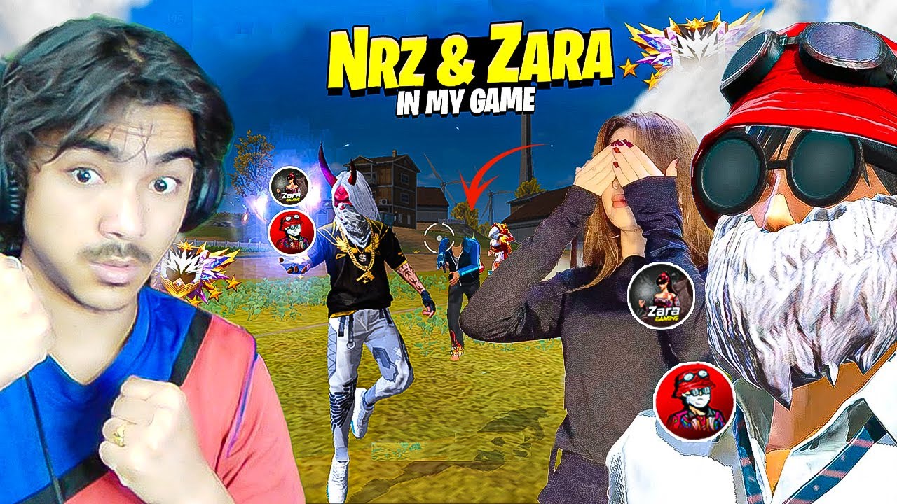Tgr Nrz & Zara Gaming in my Game😱 Destroying Youtubers Lobby - Laka Gamer
