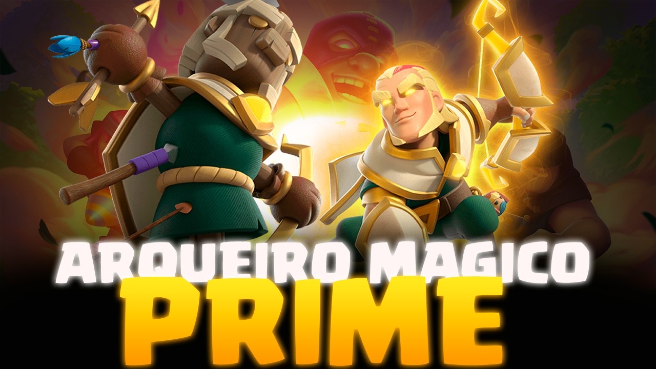 NOVO ARQUEIRO MAGICO VAI SER TOP META NO CLASH ROYALE...