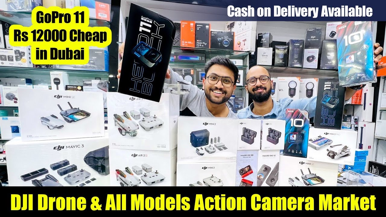 CHEAPEST DJI DRONE, GOPRO ACTION CAMERA & INSTA 360 in DUBAI | SCREEN FOCUS DUBAI