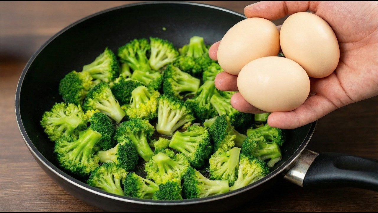 Dieses Rezept ist besser als Pizza! Gesunde Mahlzeiten mit Eiern und Brokkoli