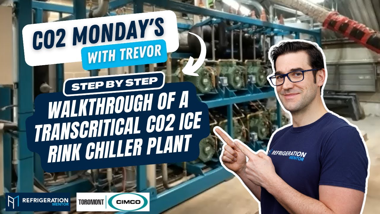 Step by Step Walkthrough of a Transcritical CO2 Ice Rink Chiller Plant
