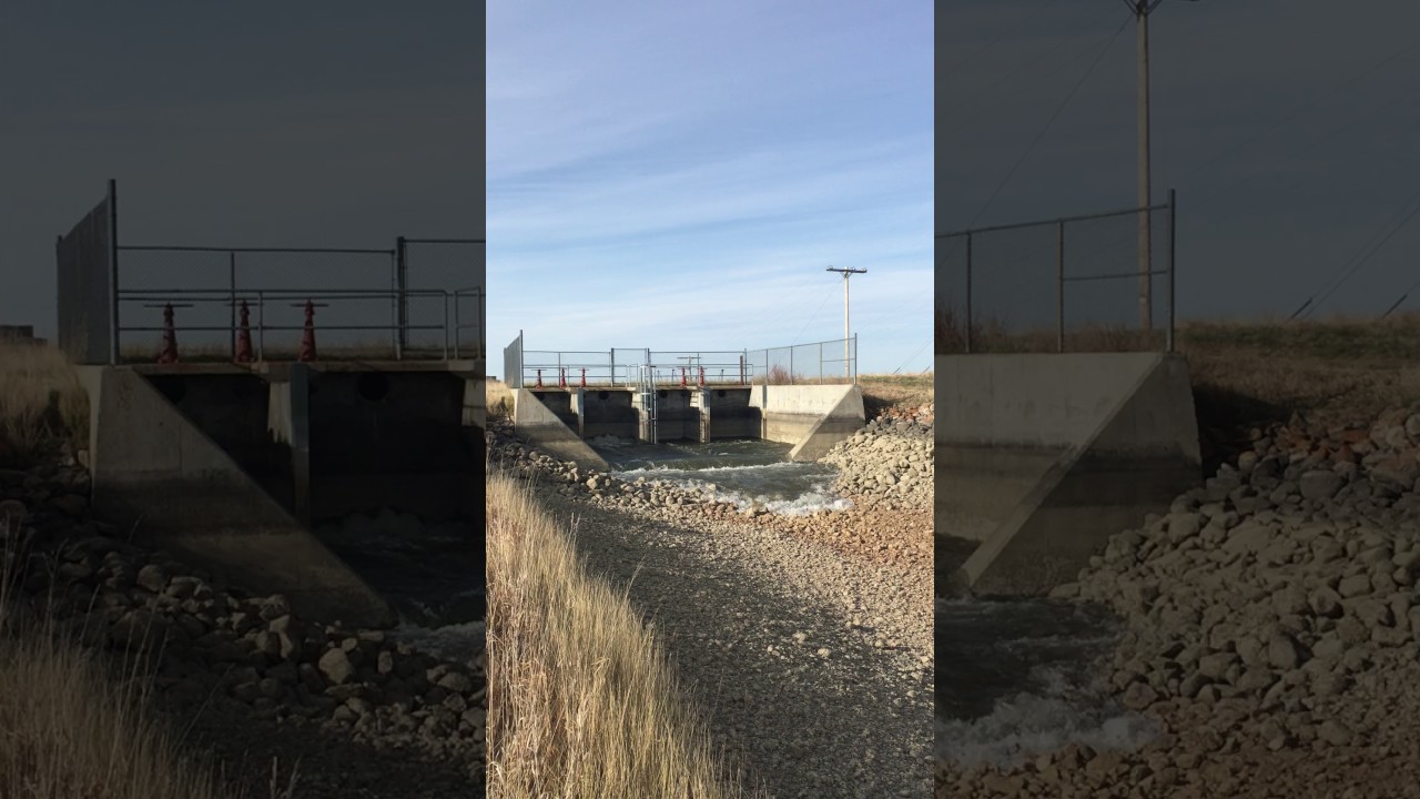 Water flows into the M1 Canal for the first time in 2017
