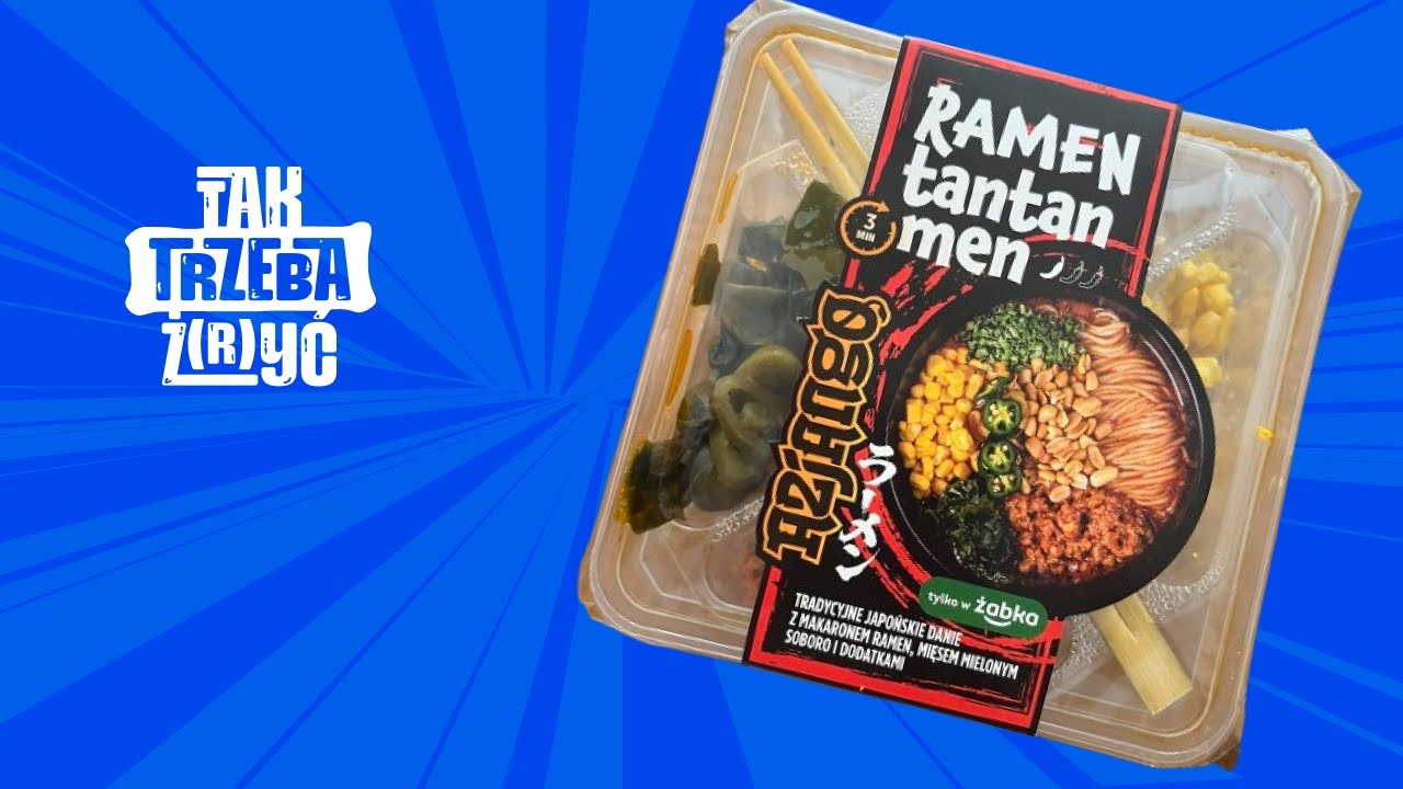 Degustacja Azjango  - Ramen Tantanmen z Żabki