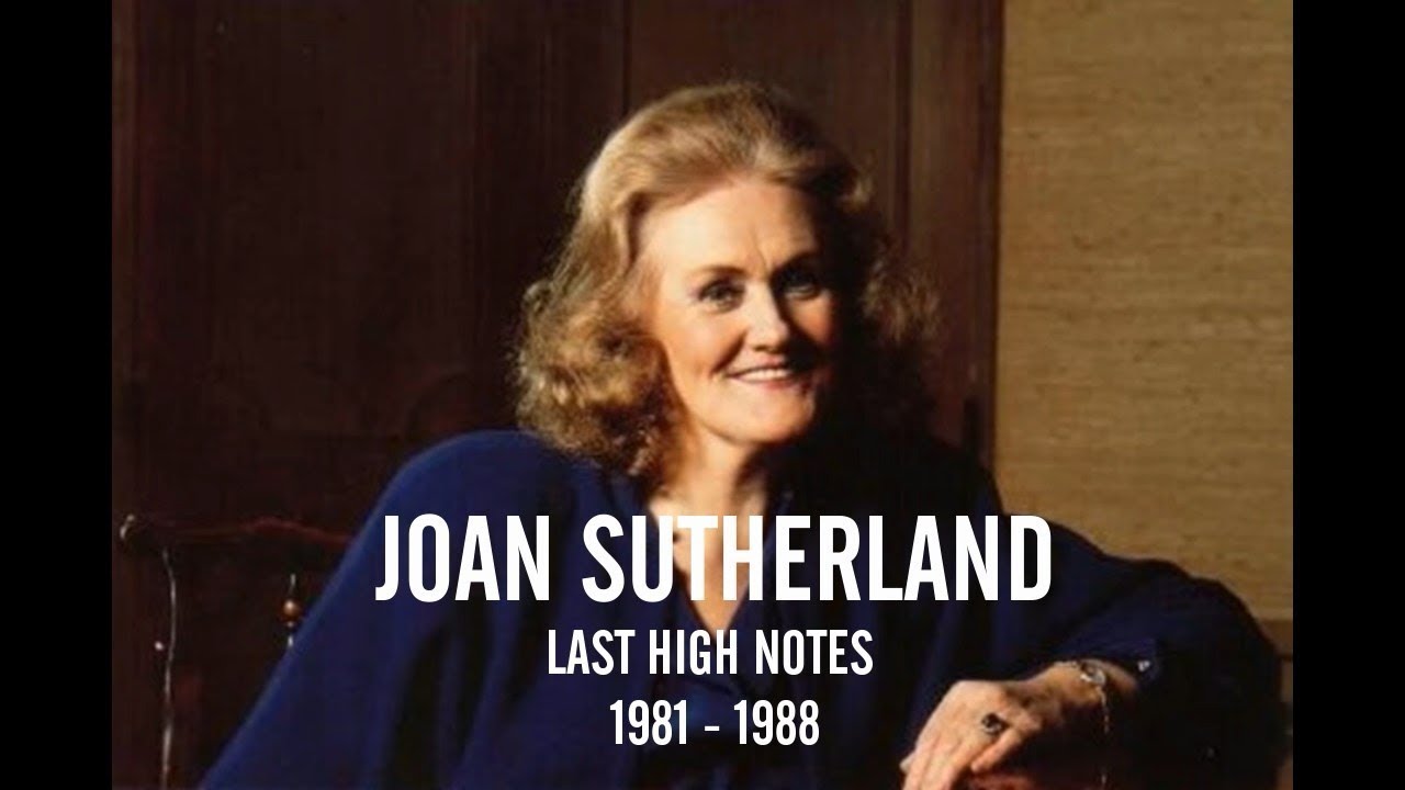 Joan Sutherland Last High Notes (1981 - 1988)