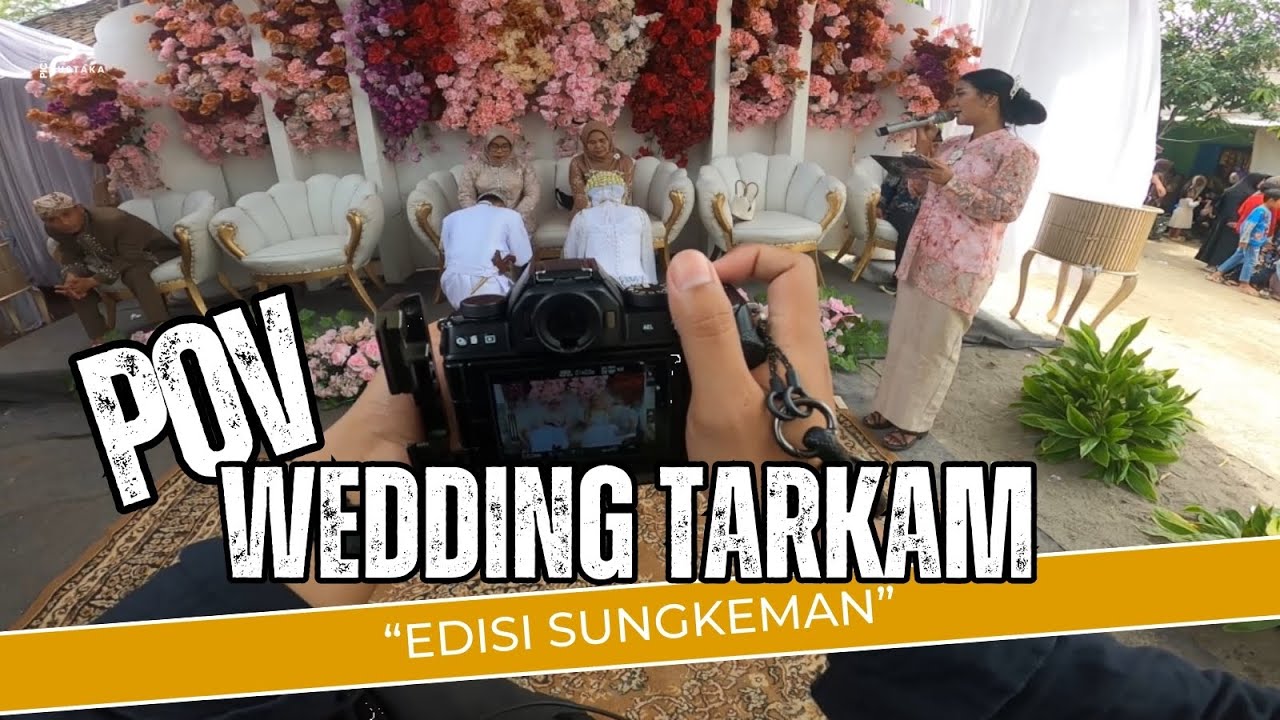 POV Videografer Pernikahan Kampung | Suasana Wedding Terop - Sungkeman