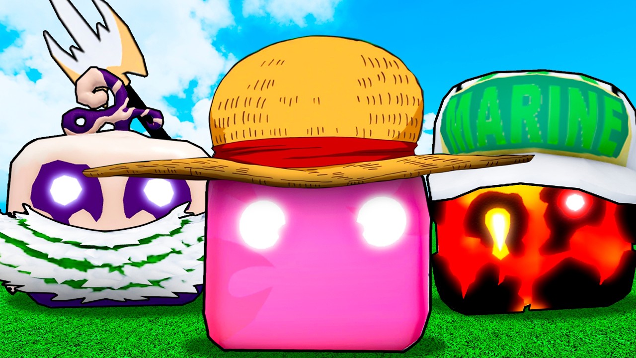 Прохожу Blox Fruits, но я персонажи ONE PIECE..