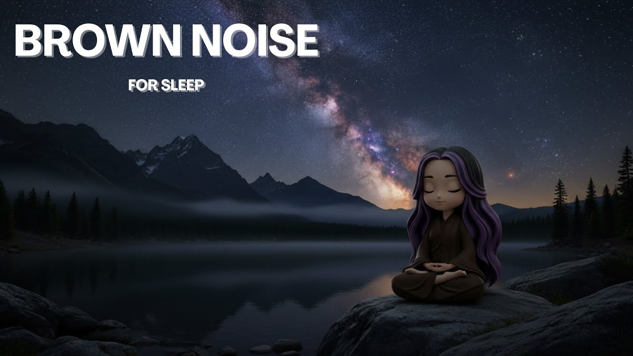 Brown Noise for Sleep | No Music | Black Screen | 8 Hours